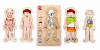 Holzpuzzle Anatomie Tim (Kinderpuzzle)