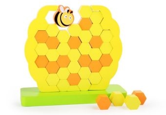 Wackelturm Bienenstock (Kinderspiel) -  small foot