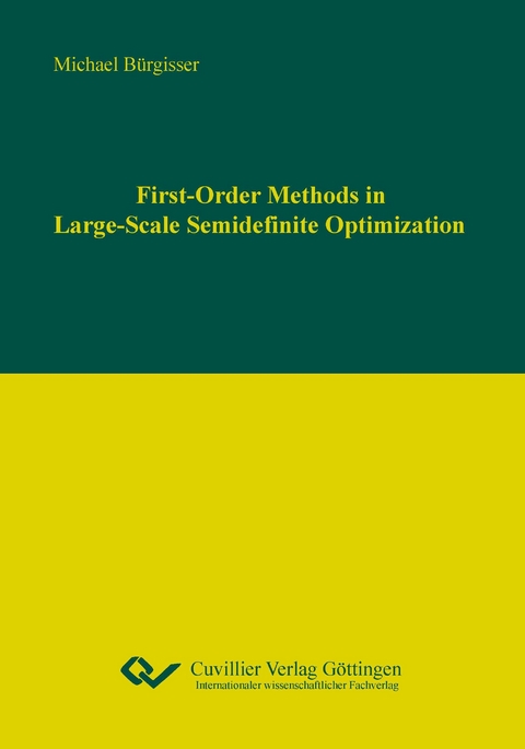 First-Order Methods in Large-Scale Semidefinite Optimization - Michael B&uuml;rgisser