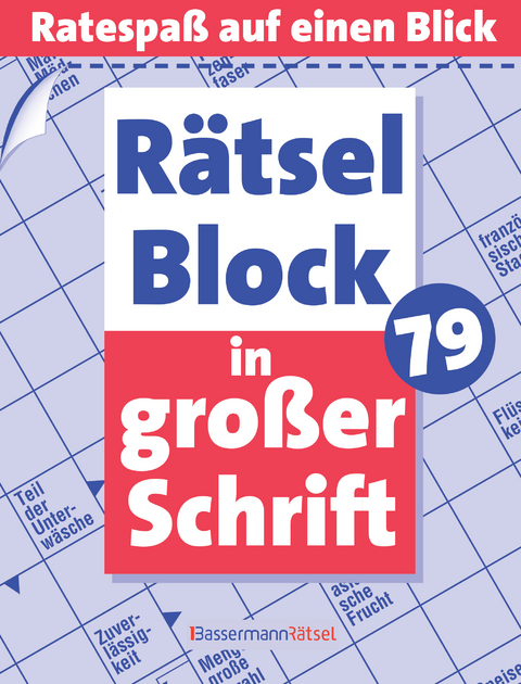 R&auml;tselblock in gro&szlig;er Schrift 79 - Eberhard Kr&uuml;ger