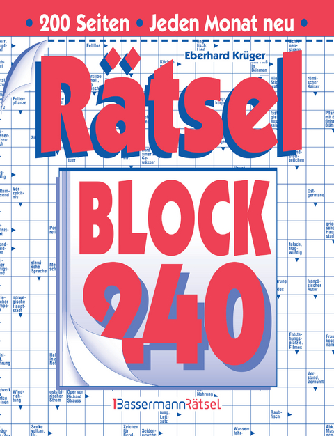 R&auml;tselblock 240 (5 Exemplare &agrave; 2,99 &euro;) - Eberhard Kr&uuml;ger