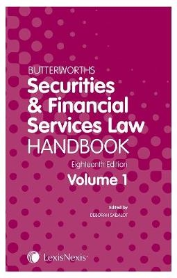 Butterworths Securities and Financial Services Law Handbook