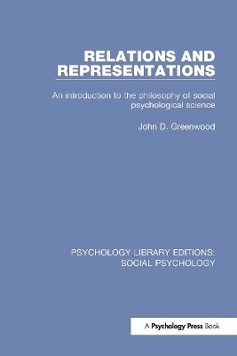 Relations and Representations - John D. Greenwood