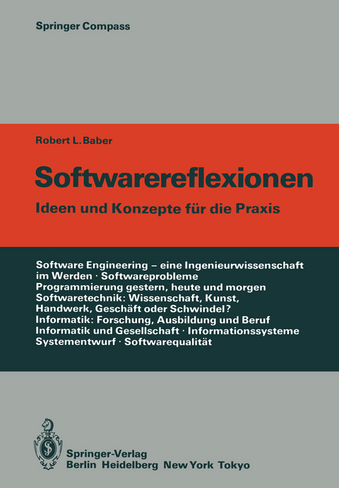 Softwarereflexionen - Robert L. Baber