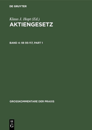Aktiengesetz / §§ 95-117