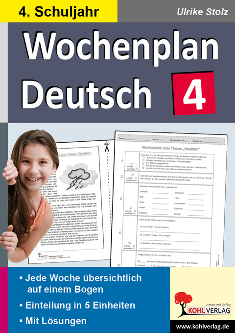 Wochenplan Deutsch / Klasse 4 - Ulrike Stolz