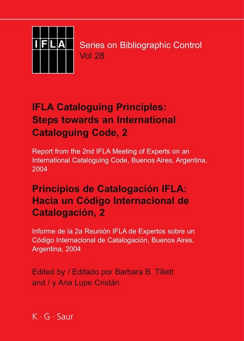 IFLA Cataloguing Principles: Steps towards an International Cataloguing Code, 2 - 