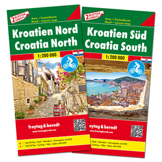 Kroatien Nord und Süd, Autokarten Set 1:200.000