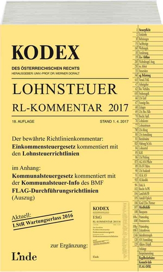 KODEX Lohnsteuer Richtlinien-Kommentar 2017