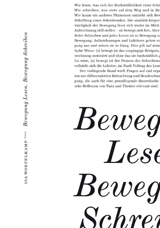 Bewegung Lesen. Bewegung Schreiben