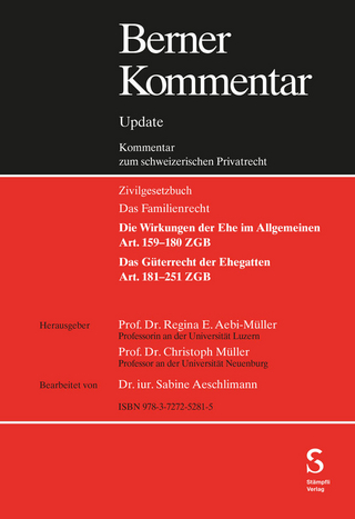 Eherecht, Art. 159-251 ZGB, Grundwerk inkl. 12. Ergänzungslieferung