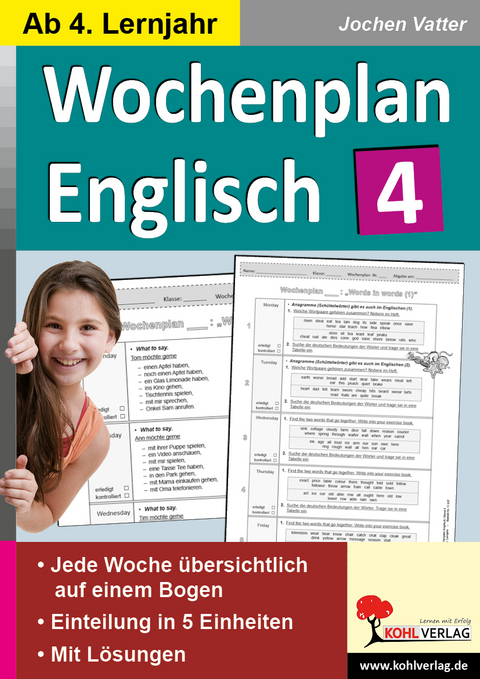 Wochenplan Englisch 4 - Jochen Vatter