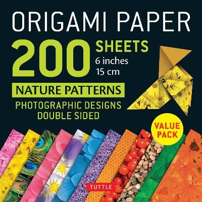 Origami Paper 200 sheets Nature Patterns 6" (15 cm) - 