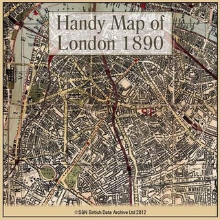 London, Handy Map of London (c.1890)