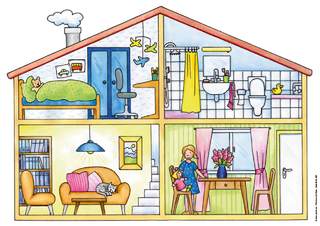 Erzählbild Wohnen und Haus
