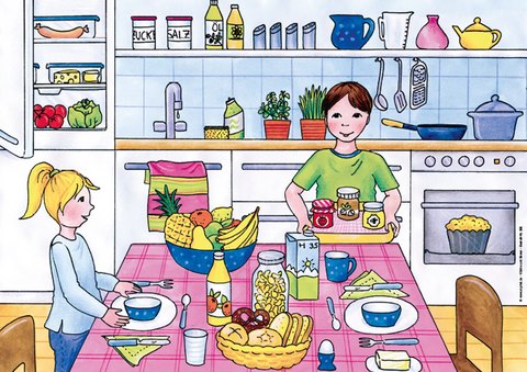 Erz&auml;hlbild K&uuml;che und Essen - 