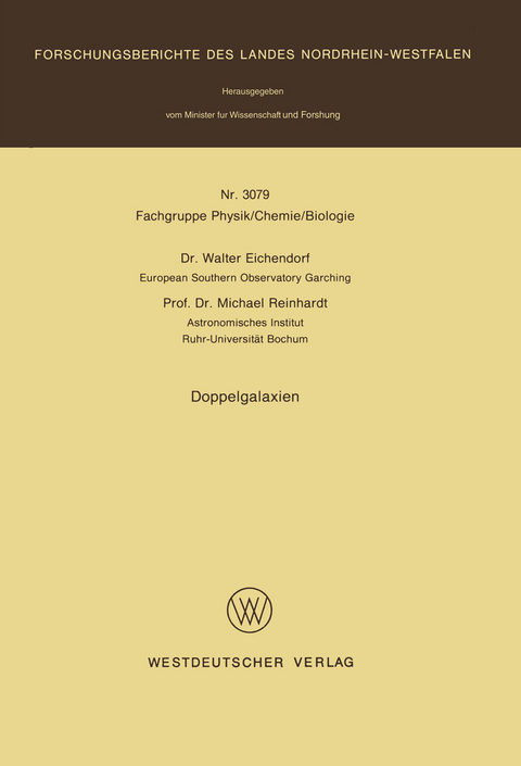 Doppelgalaxien - Walter Eichendorf