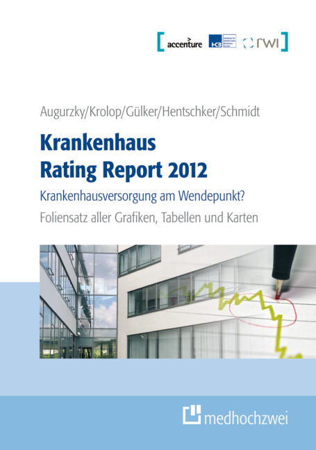Krankenhaus Rating Report 2012 - Foliensatz CD
Schaubilder, Karten, Tabellen - Boris Augurzky, Sebastian Krolop, Rosemarie G&uuml;lker, Corinna Hentschker, Christoph M. Schmidt