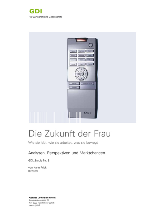 Die Zukunft der Frau - Karin Frick