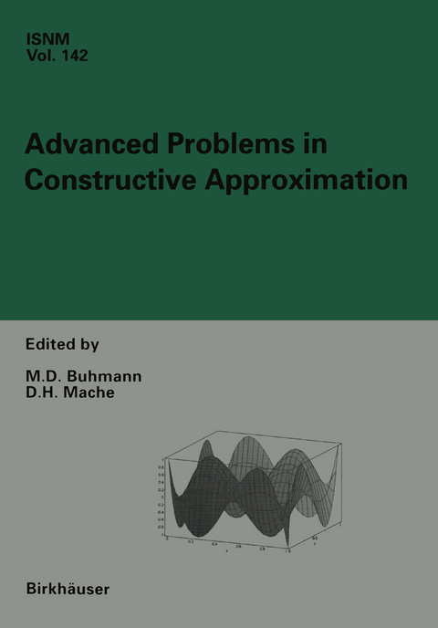 Advanced Problems in Constructive Approximation - 