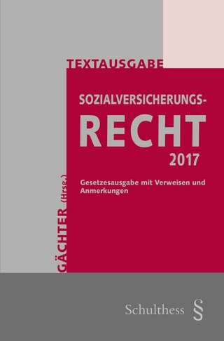 Textausgabe Sozialversicherungsrecht 2017