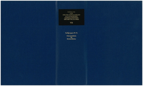 Katalog der illustrierten Handschriften des Mittelalters Einbanddecke f&uuml;r Band 7