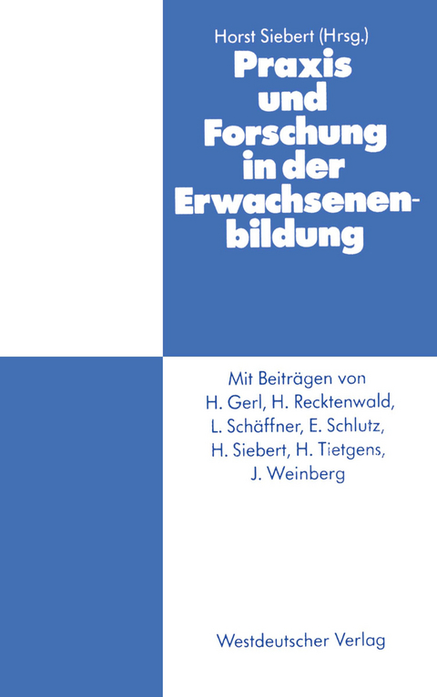 Praxis und Forschung in der Erwachsenenbildung - 