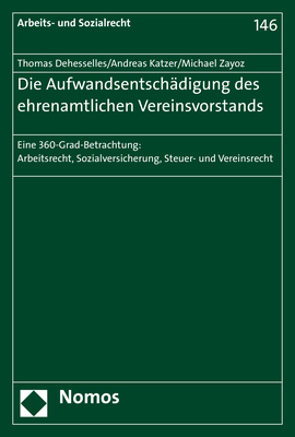 Die Aufwandsentsch&auml;digung des ehrenamtlichen Vereinsvorstands - Thomas Dehesselles, Andreas Katzer, Michael Zayoz