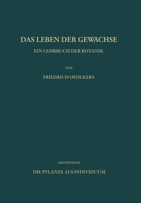 Ein Lehrbuch der Botanik - F. Oehlkers