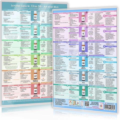 [2er-Set] Schüßler-Salze Duo-Set komplett Nr. 1 bis 24 - Alle Basis- & Ergänzungsmittel auf einen Blick (2024) - Samuel Cremer, Christian Schumacher