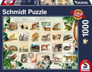 Tierische Briefmarken (Puzzle)
