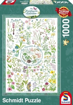 Countryside Art, Blumen und Pflanzen (Puzzle)