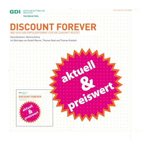 Discount forever - David Bosshart, Martina K&uuml;hne