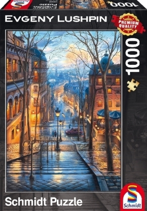Fr&uuml;hlingsmorgen in Montmarte (Puzzle) - Evgeny Lushpin