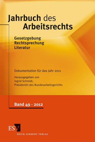 Jahrbuch des Arbeitsrechts. Gesetzgebung - Rechtsprechung - Literatur.... / Jahrbuch des Arbeitsrechts