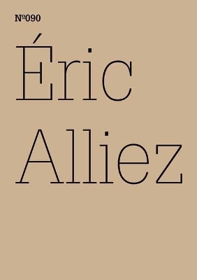&Eacute;ric Alliez - 