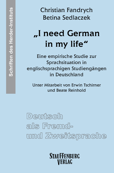 „I need German in my life" - Christian Fandrych, Betina Sedlaczek