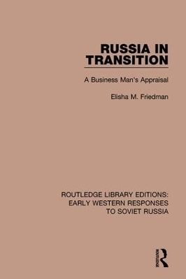 Russia in Transition - Elisha M. Friedman