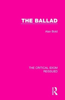 The Ballad - Alan Bold