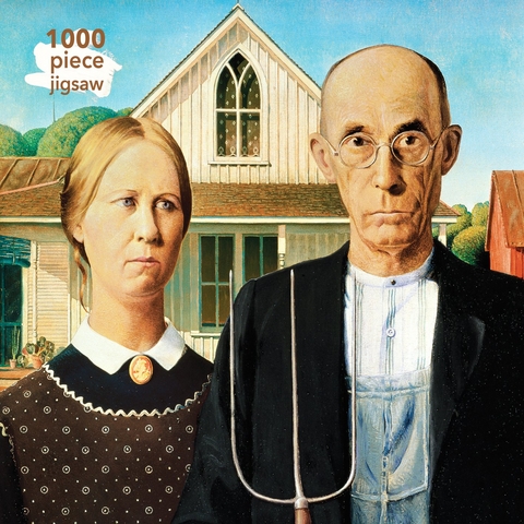 Adult Jigsaw Puzzle Grant Wood: American Gothic - 