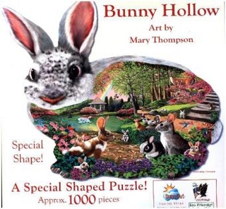 Bunter Hase (Formpuzzle)