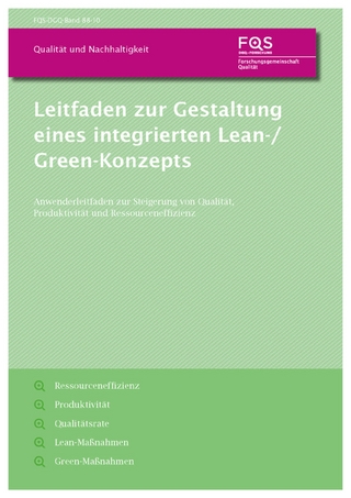 Leitfaden zur Gestaltung eines integrierten Lean-/Green Konzepts