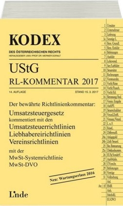 KODEX UStG-Richtlinien-Kommentar 2017 - Robert Pernegger