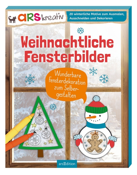 Weihnachtliche Fensterbilder
