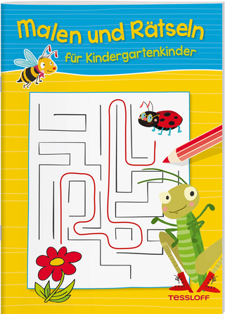Malen und Rätseln für Kindergartenkinder (Gelb)
