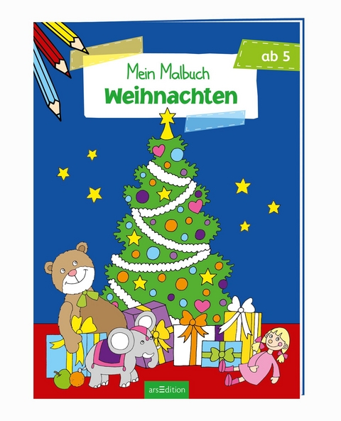 Malbuch ab 5 - Weihnachten