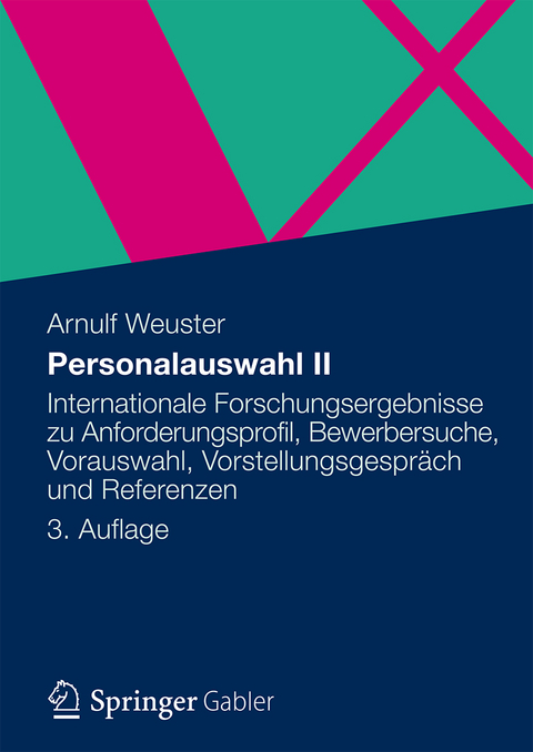 Personalauswahl I - Arnulf Weuster
