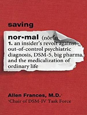 Saving Normal - Allen Frances