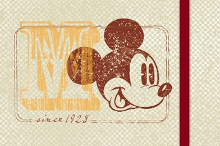 Green Sticky Notes Mickey - Retro