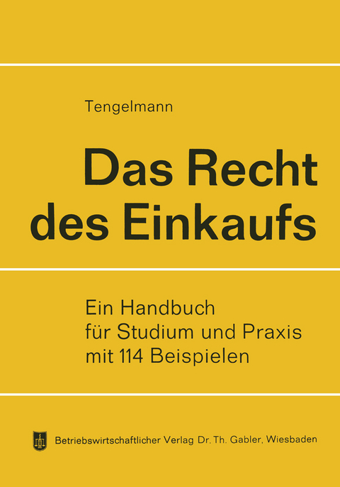 Das Recht des Einkaufs - Curt Tengelmann